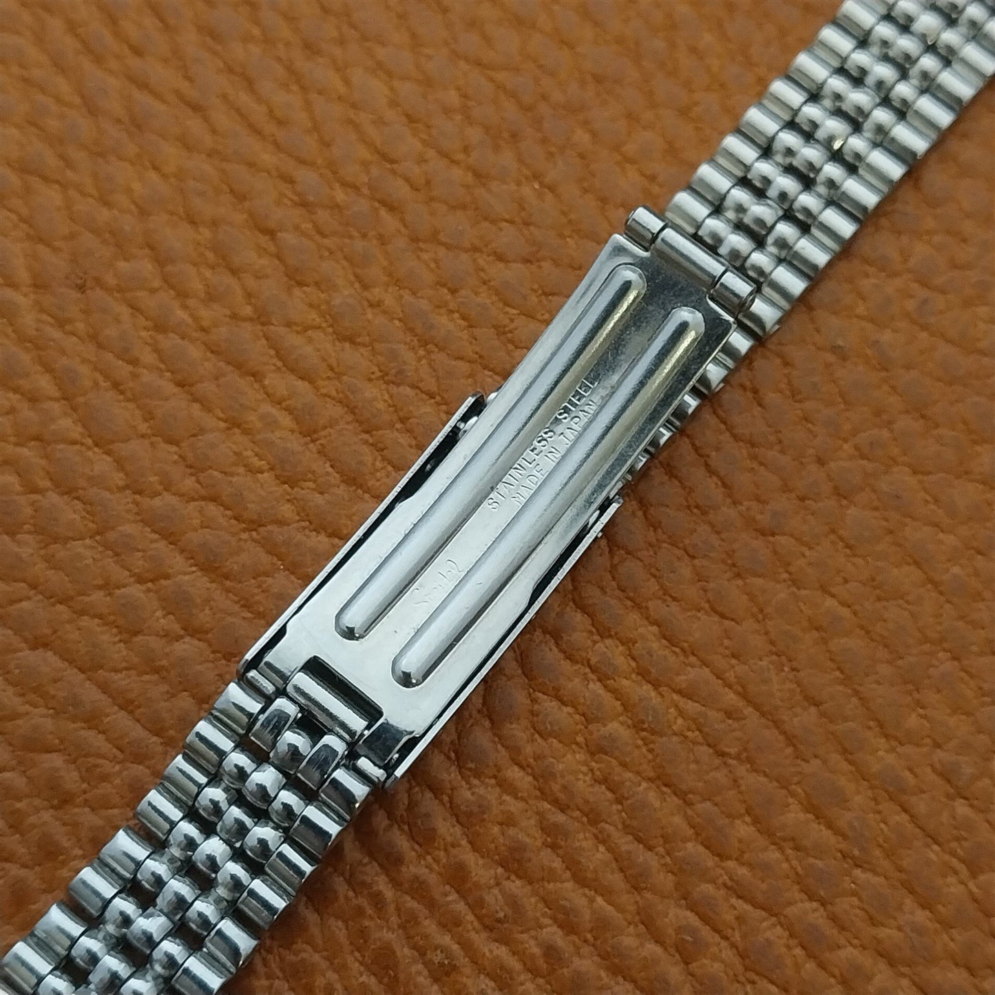 16mm Speidel Rice Beads Stainless Steel Unused Ladies Vintage Watch Band