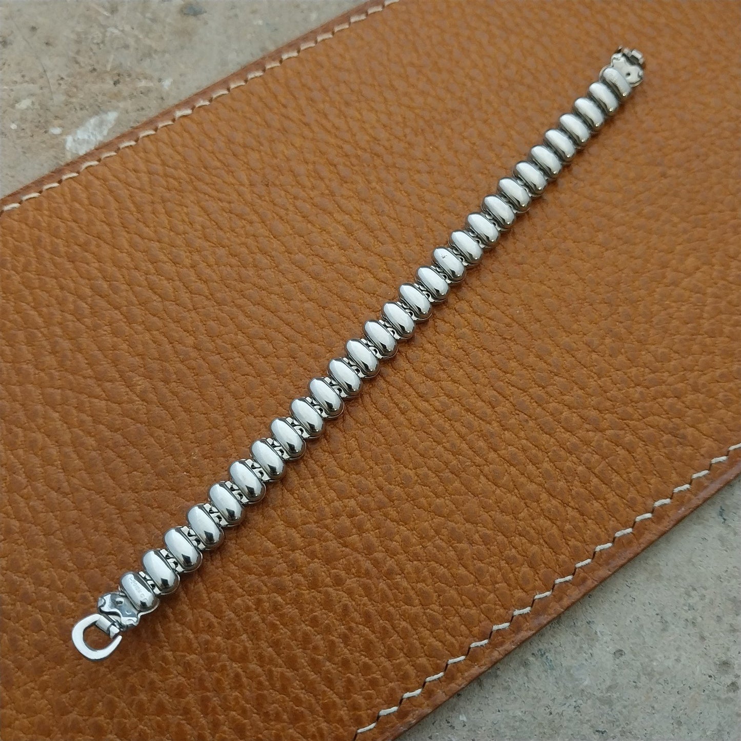 Kreisler 10k White Gold-Filled Ladies 1950s-1960s Vintage Watch Band