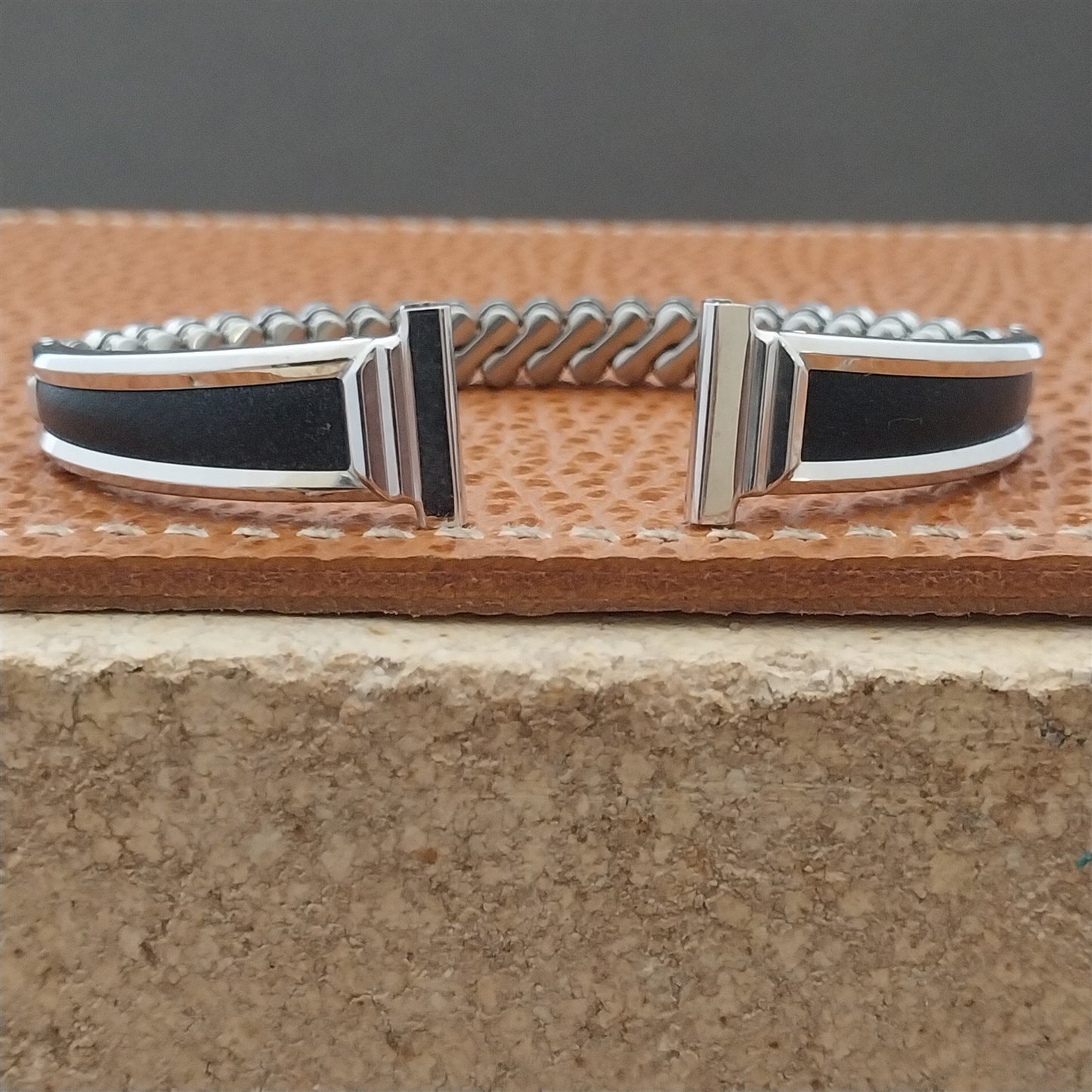 Gemex Ladies White Gold-Filled Unused 1950s Vintage Cocktail Watch Band