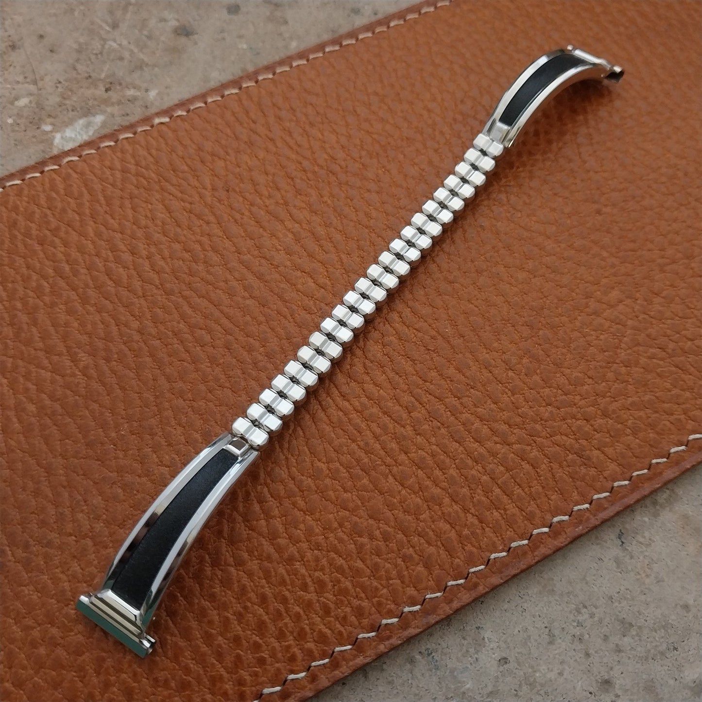 Gemex Ladies White Gold-Filled Unused 1950s Vintage Cocktail Watch Band