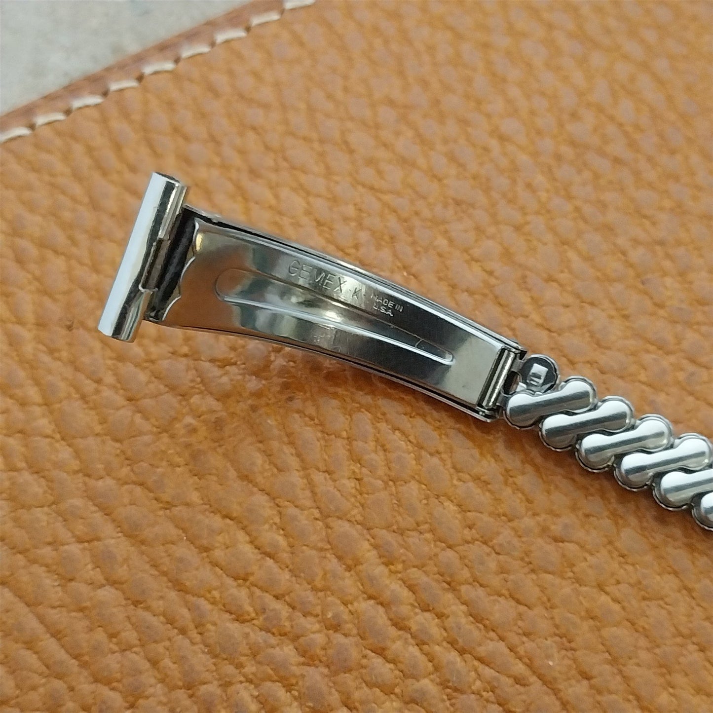 Gemex Ladies White Gold-Filled Unused 1950s Vintage Cocktail Watch Band