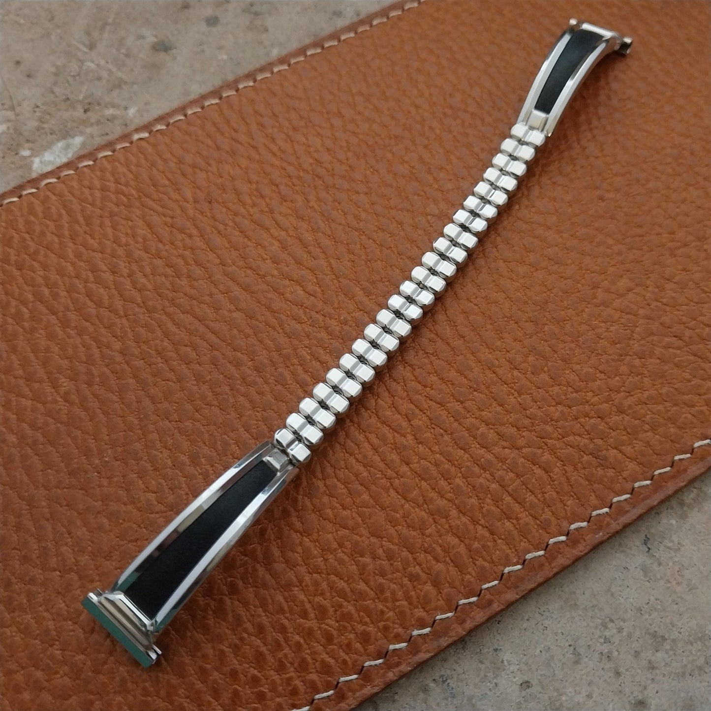 Gemex Ladies White Gold-Filled Unused 1950s Vintage Cocktail Watch Band