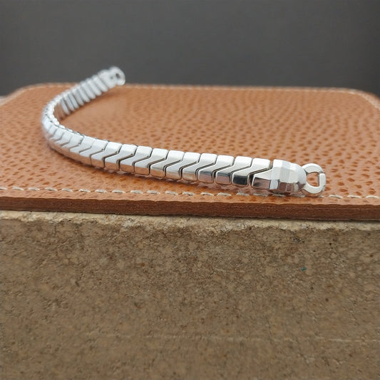 Vintage 1950s JB Champion White Gold Filled Unused Ladies Cocktail Watch Band
