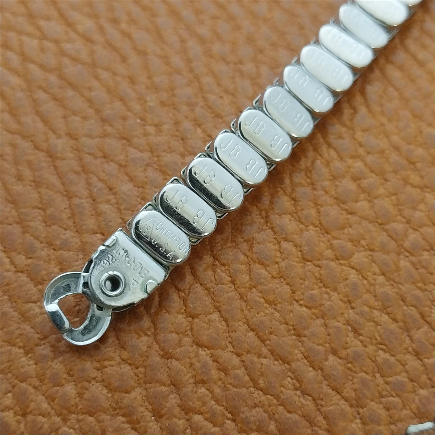 Vintage 1950s JB Champion White Gold Filled Unused Ladies Cocktail Watch Band
