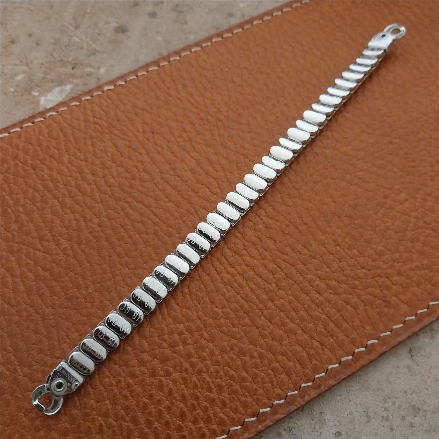 Vintage 1950s JB Champion White Gold Filled Unused Ladies Cocktail Watch Band
