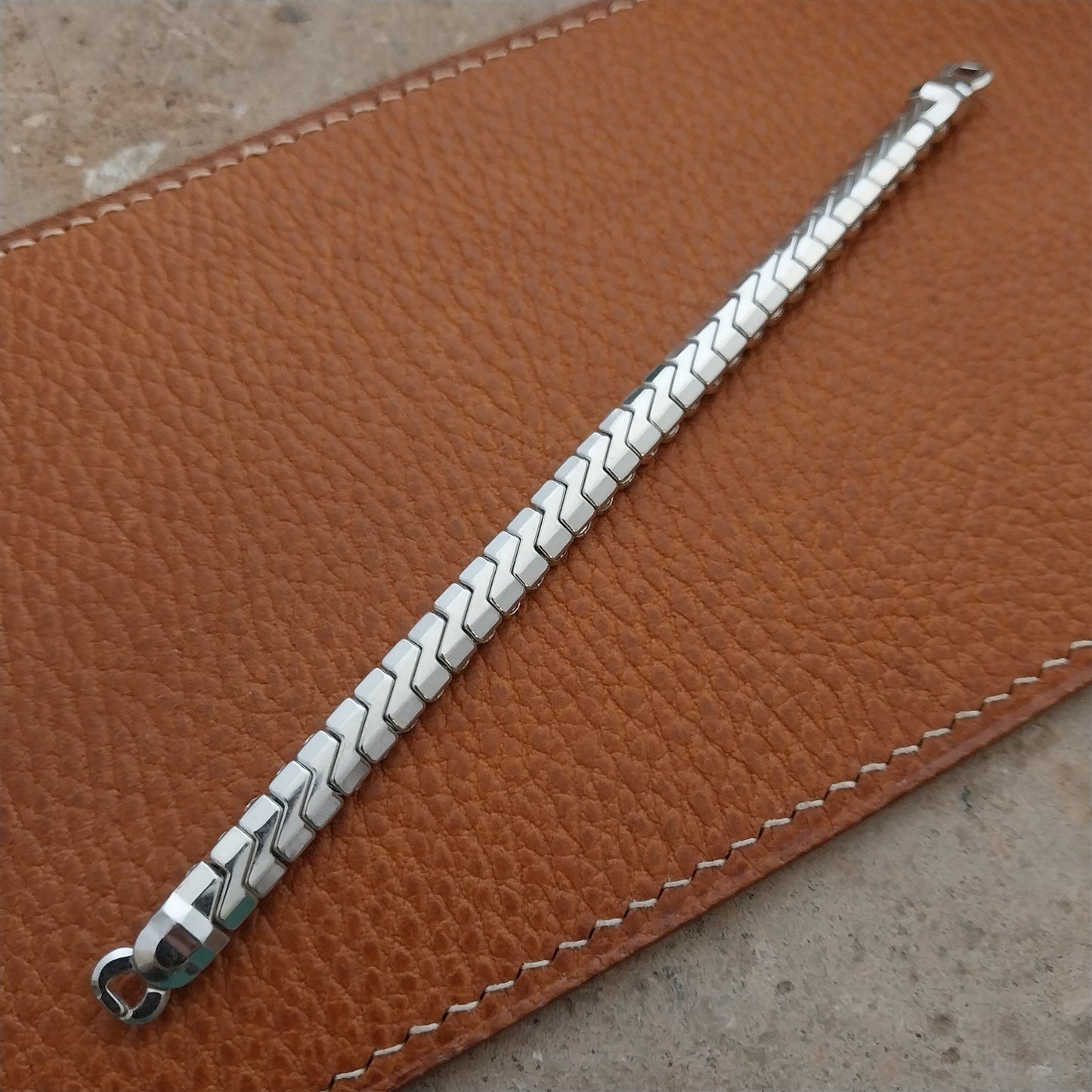 Vintage 1950s JB Champion White Gold Filled Unused Ladies Cocktail Watch Band