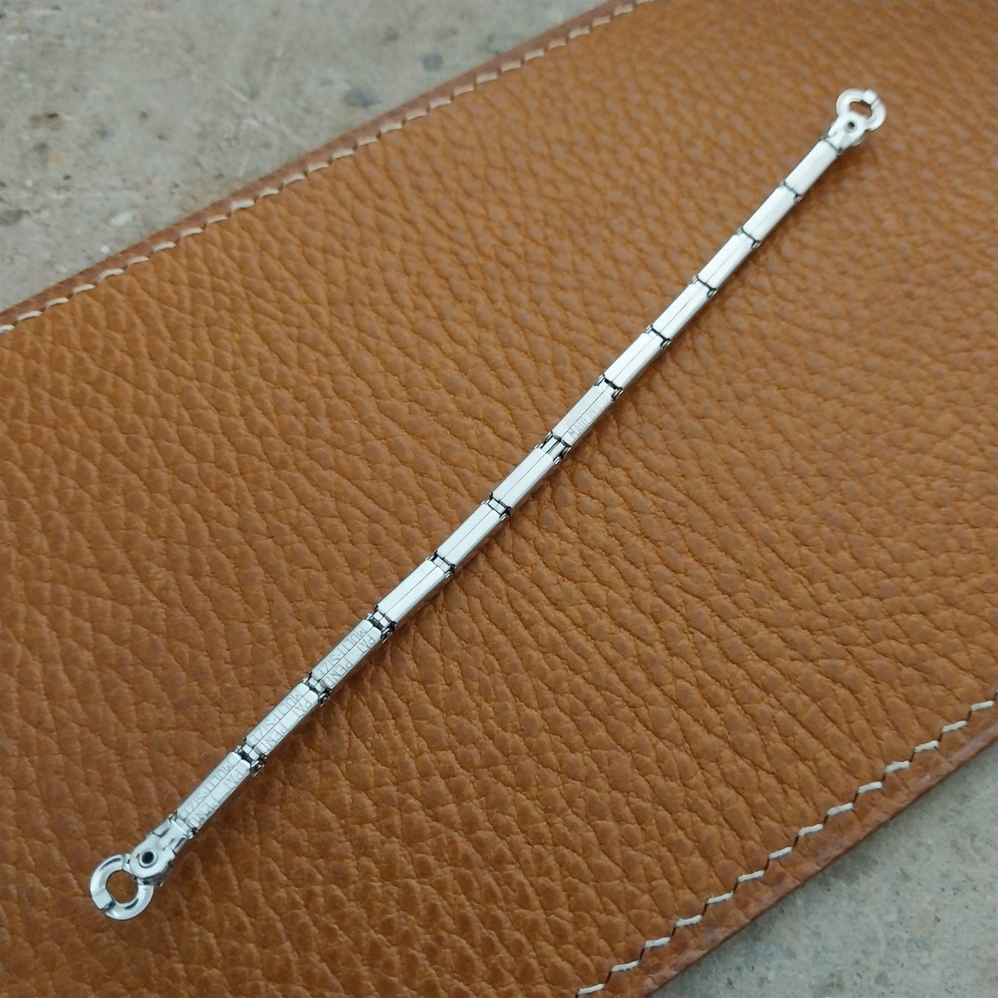 White Gold-Fill Ladies Expansion JB Champion 1950s Vintage Cocktail Watch Band