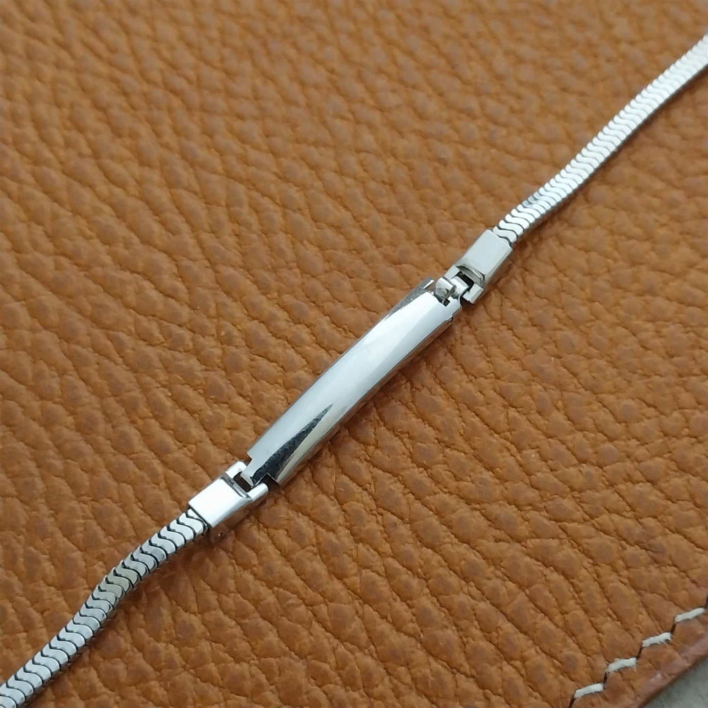 50s Vintage Ladies White Gold-Fill JB Champion Unused Cocktail Watch Band