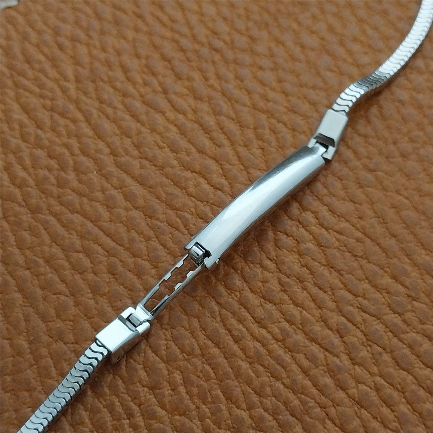 50s Vintage Ladies White Gold-Fill JB Champion Unused Cocktail Watch Band