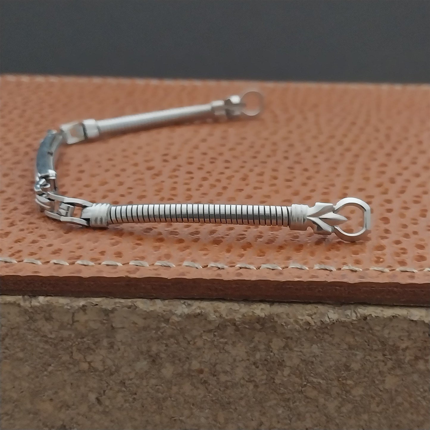 50s Vintage Ladies White Gold-Fill JB Champion Unused Cocktail Watch Band