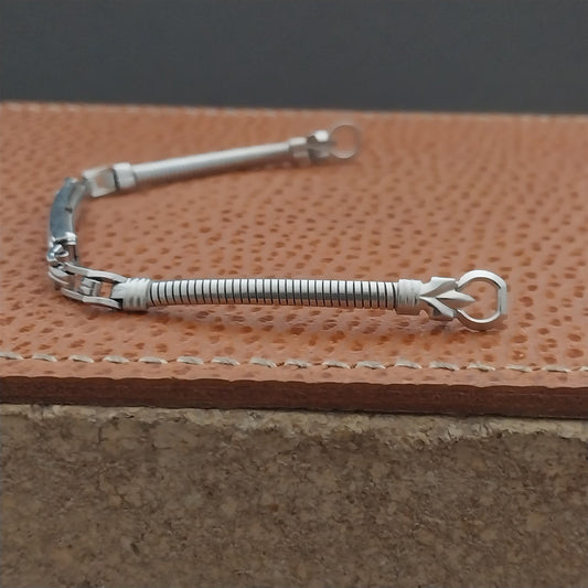 50s Vintage Ladies White Gold-Fill JB Champion Unused Cocktail Watch Band