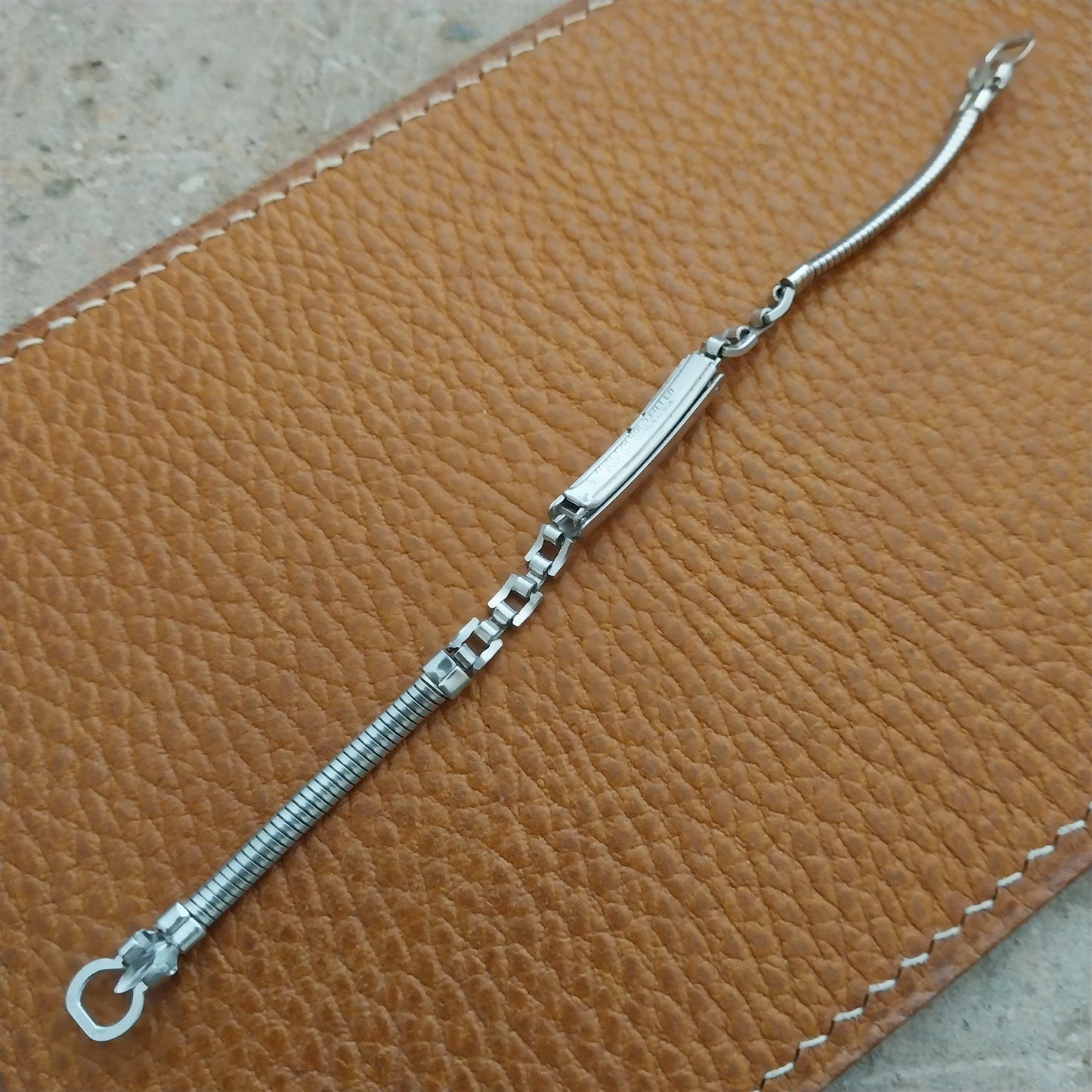 50s Vintage Ladies White Gold-Fill JB Champion Unused Cocktail Watch Band