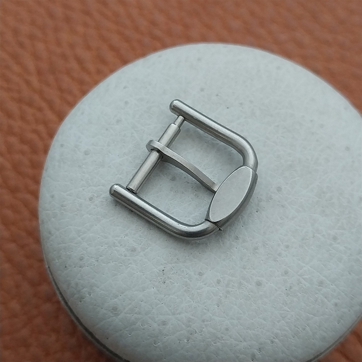 Vintage 12mm Tissot Logo Silver-Tone Buckle