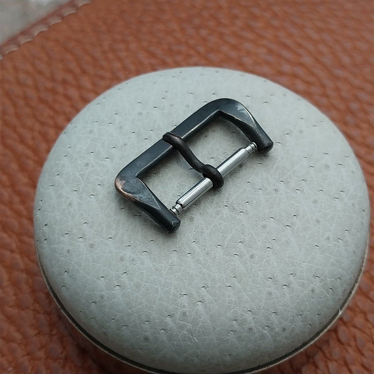 16mm Patina Brass Vintage Tropic Unused 1960s Dive Watch Strap Buckle