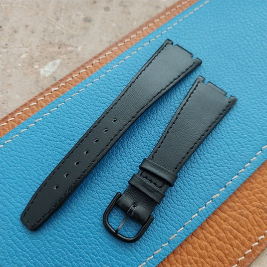 Tissot Black Leather Vintage Watch Strap