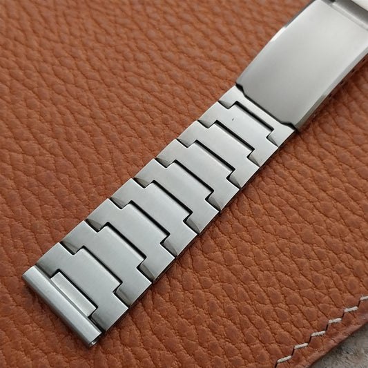 17.2mm Stainless Steel Diver Prospect 1970s Unused nos Vintage Watch Band