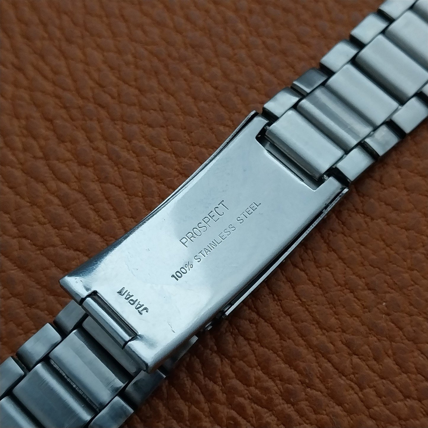 17.2mm Stainless Steel Diver Prospect 1970s Unused nos Vintage Watch Band