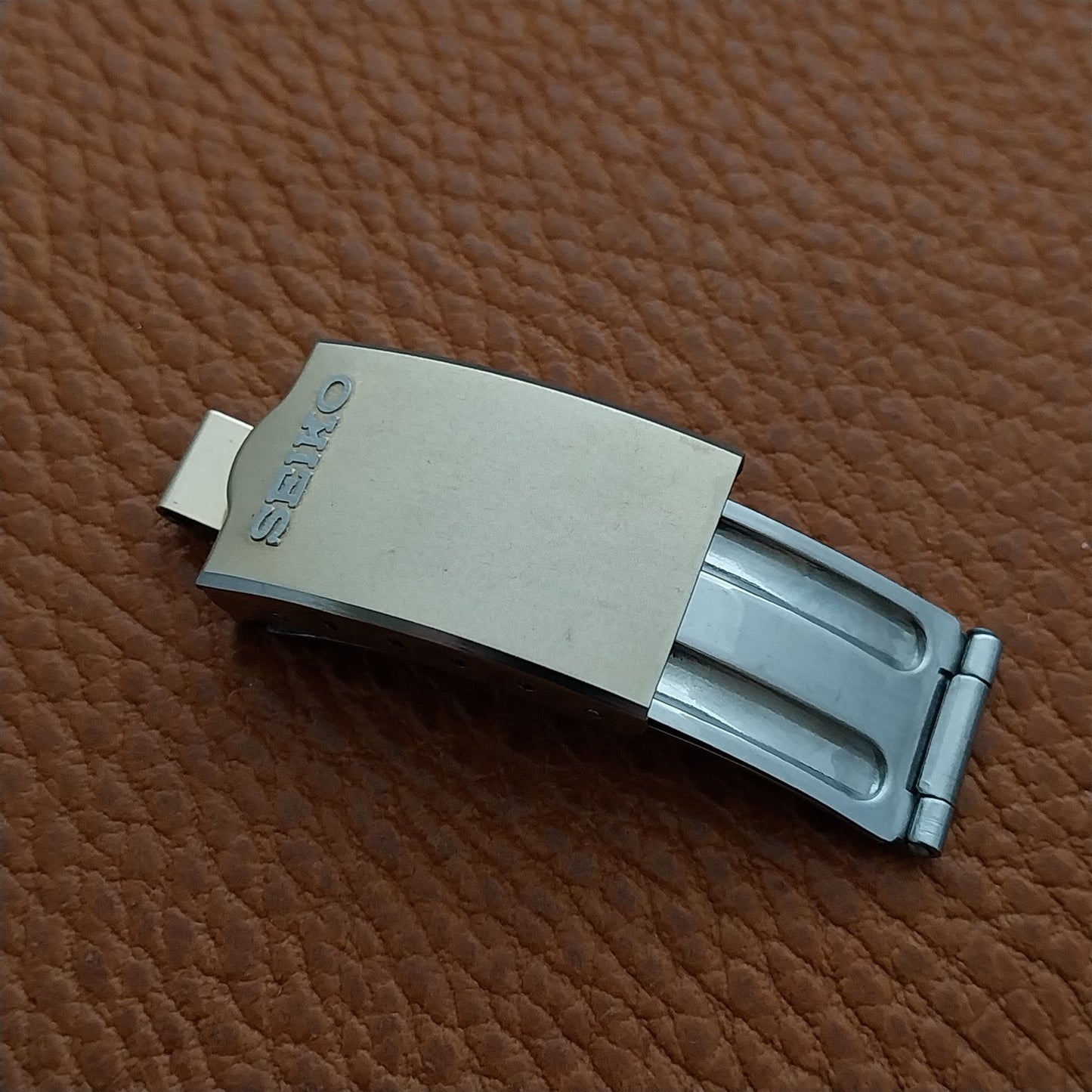 Seiko Gold-Tone & Stainless Clasp Unused Watch Band Buckle