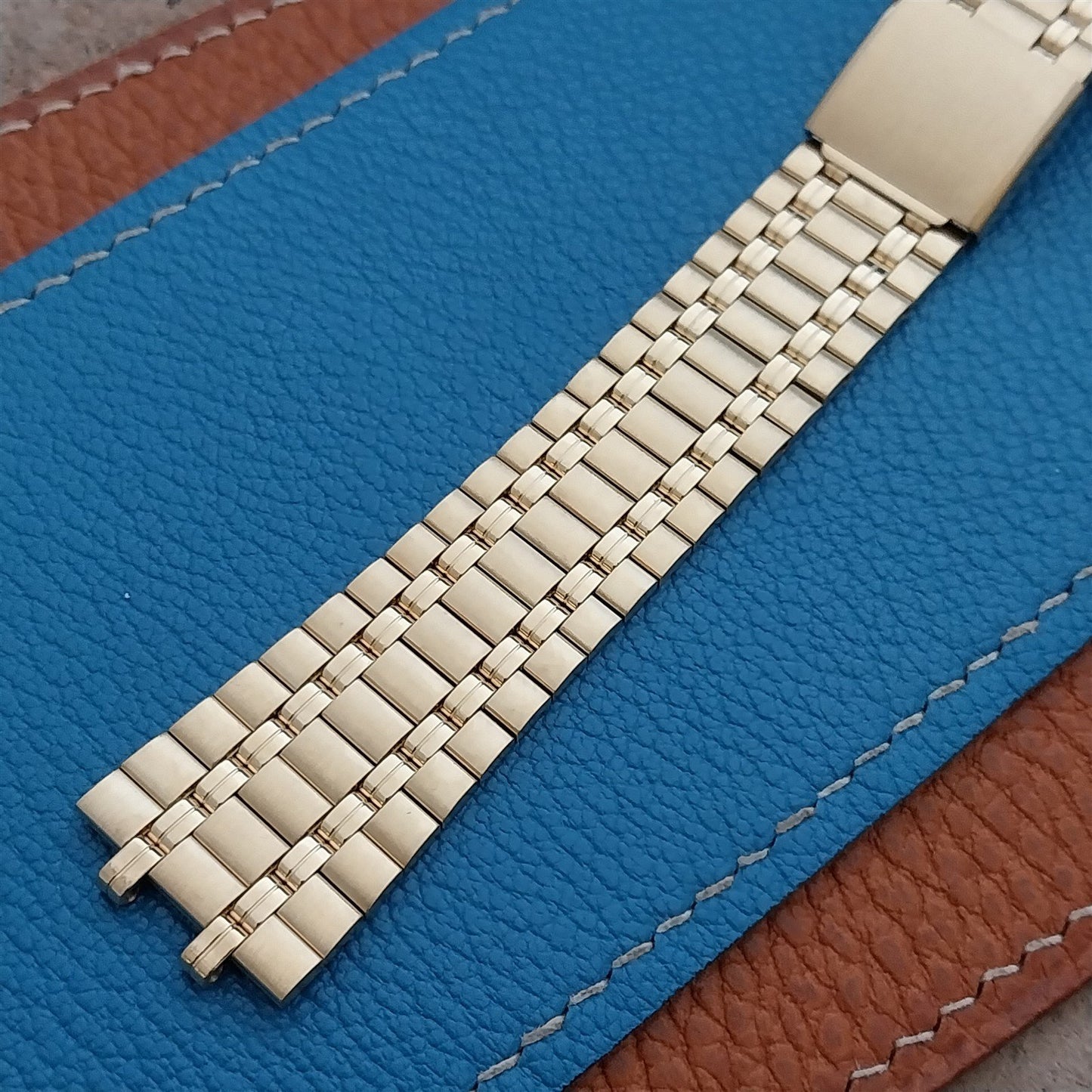Bulova Yellow Gold-Tone Unused Vintage Watch Band
