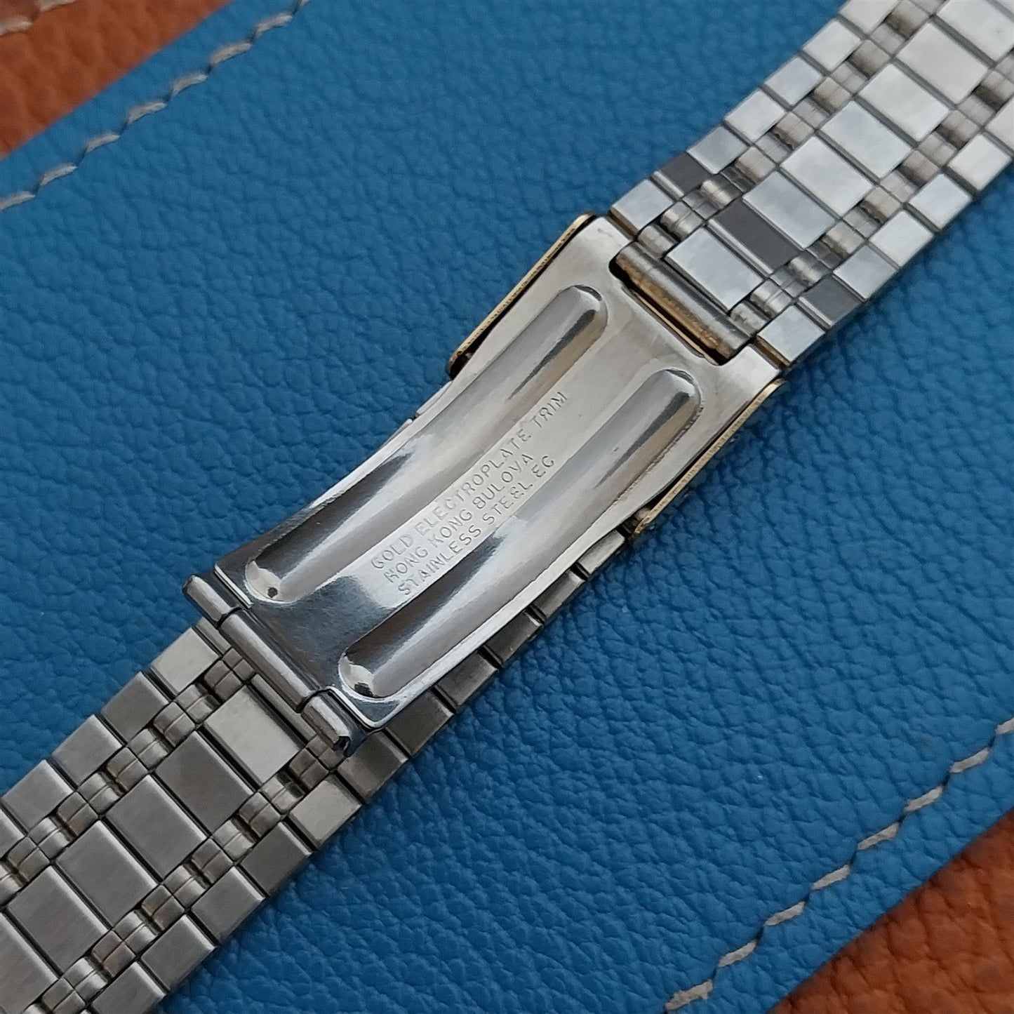 Bulova Yellow Gold-Tone Unused Vintage Watch Band