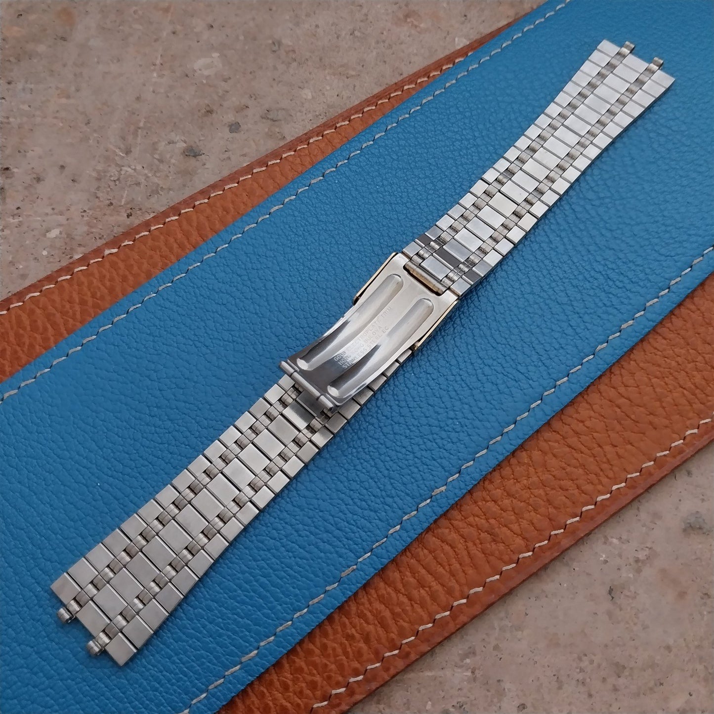 Bulova Yellow Gold-Tone Unused Vintage Watch Band