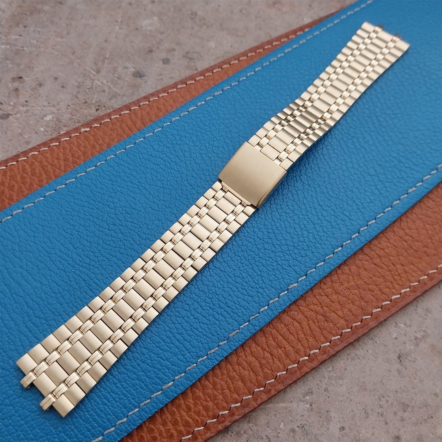 Bulova Yellow Gold-Tone Unused Vintage Watch Band