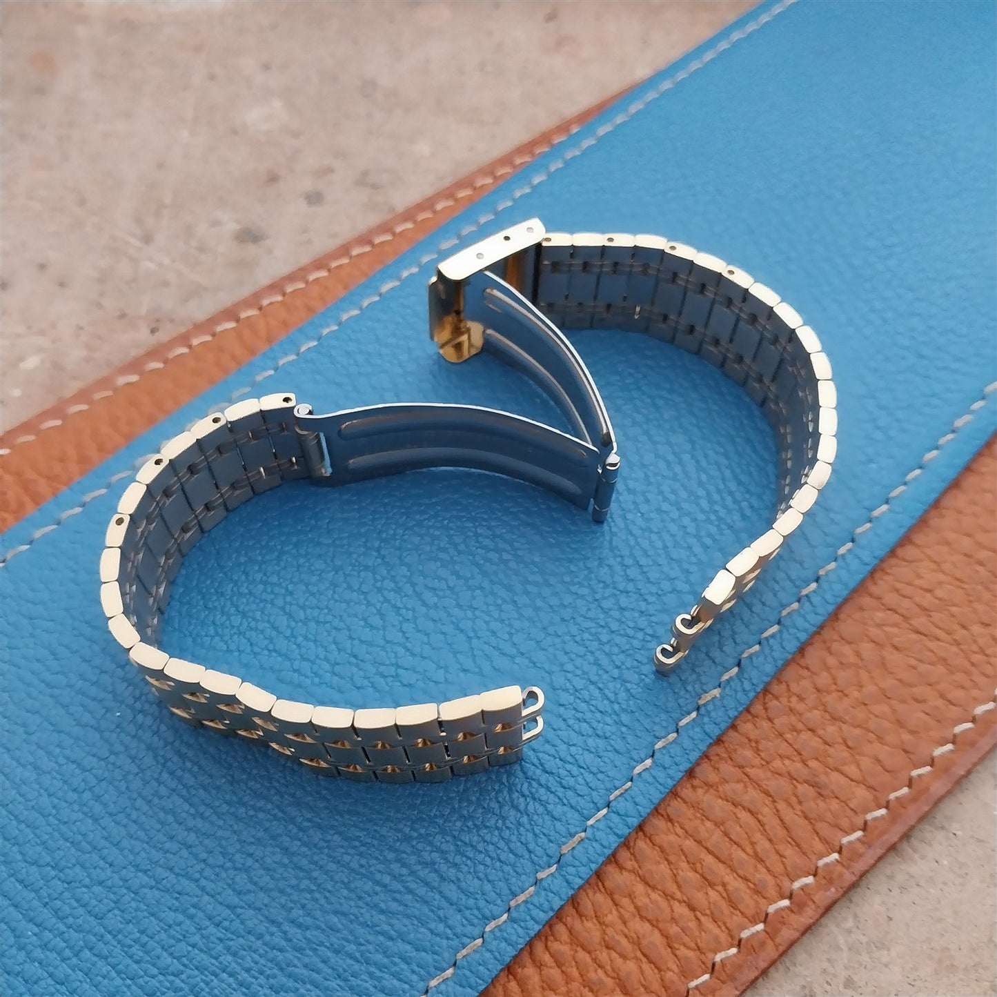 Bulova Yellow Gold-Tone Unused Vintage Watch Band
