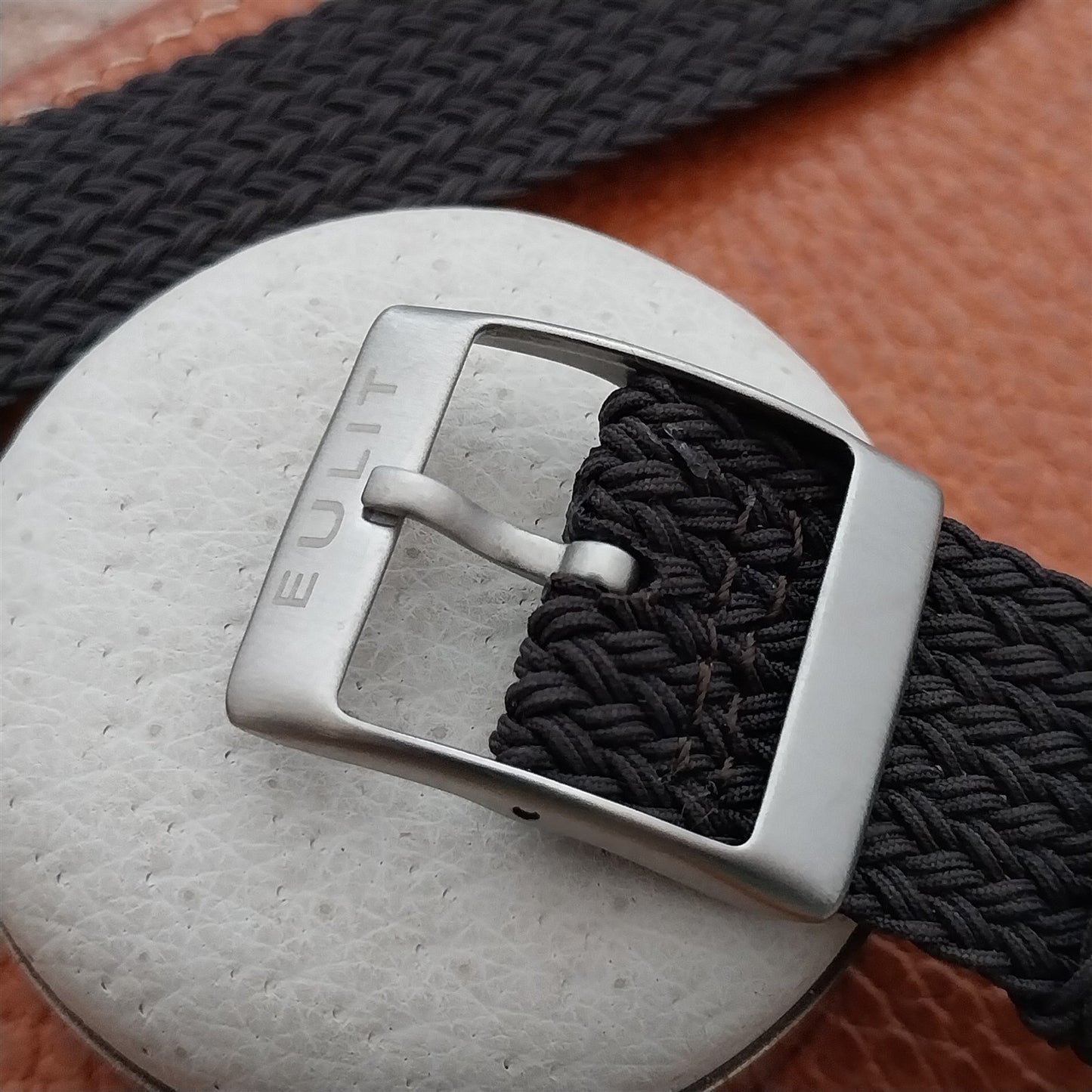20mm Eulit Palma Pacific Braided Perlon Two-Piece Field Watch Strap