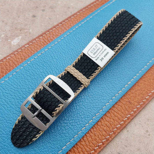 20mm Eulit Atlantic Braided Perlon Single Pass Field Watch Strap