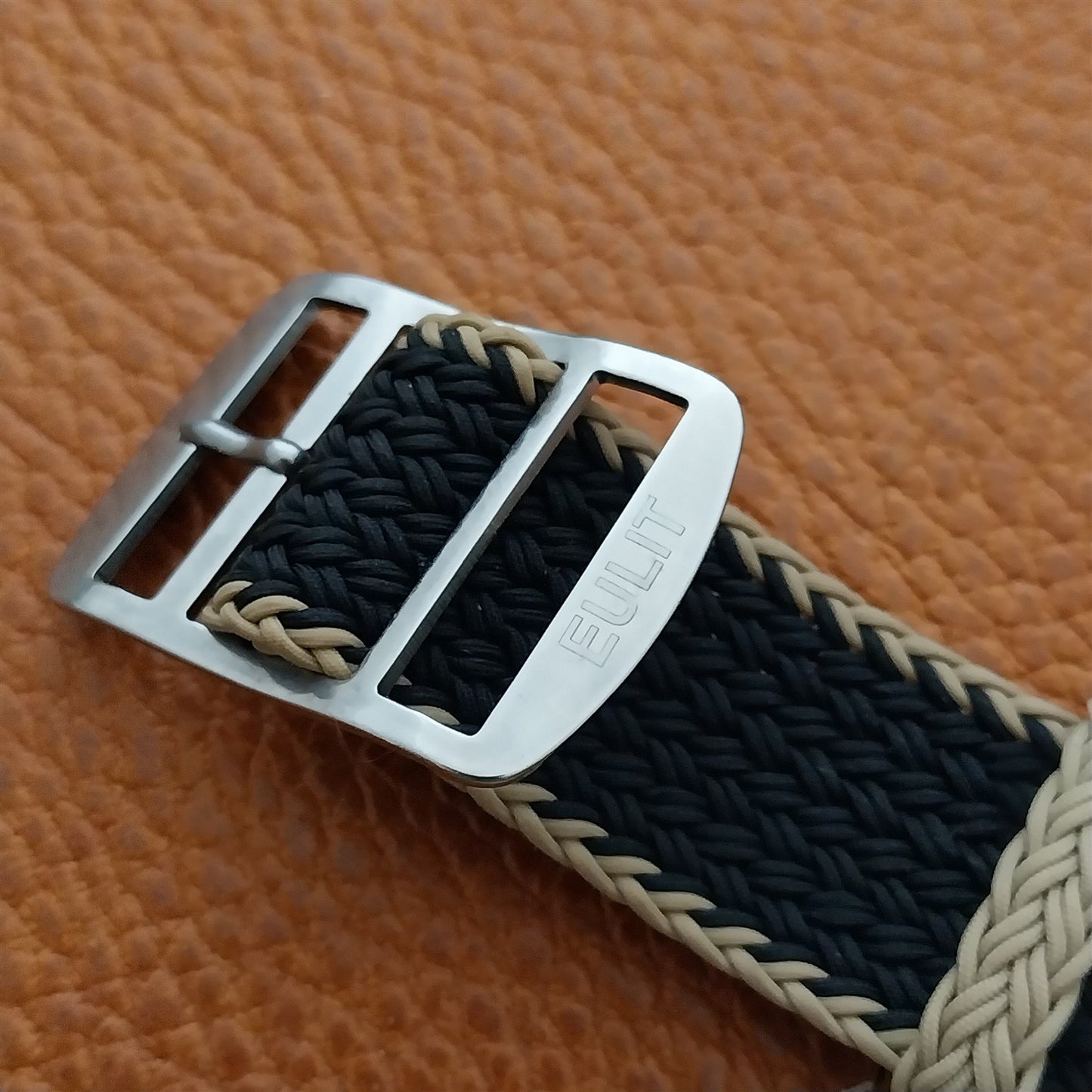 20mm Eulit Atlantic Braided Perlon Single Pass Field Watch Strap