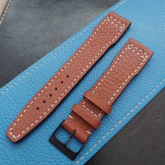 20mm Rios Typhoon Buffalo Leather 20/18 Aviator Pilot Watch Strap