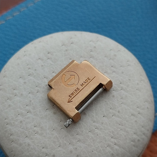 Rado Gold-Tone Solid Stainless Unused Vintage Watch Band LINK