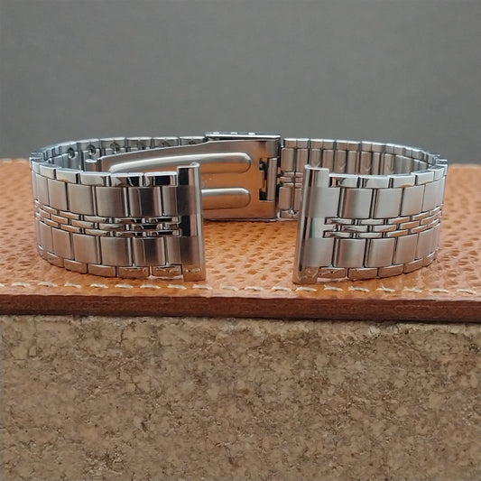 18mm 17mm Speidel Hirsch Stainless Steel Unused nos Vintage Watch Band
