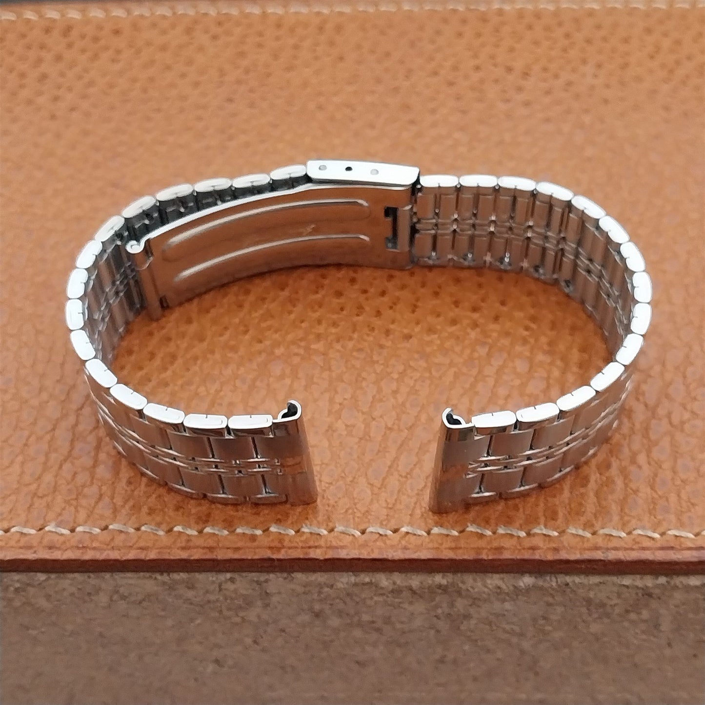 18mm 17mm Speidel Hirsch Stainless Steel Unused nos Vintage Watch Band