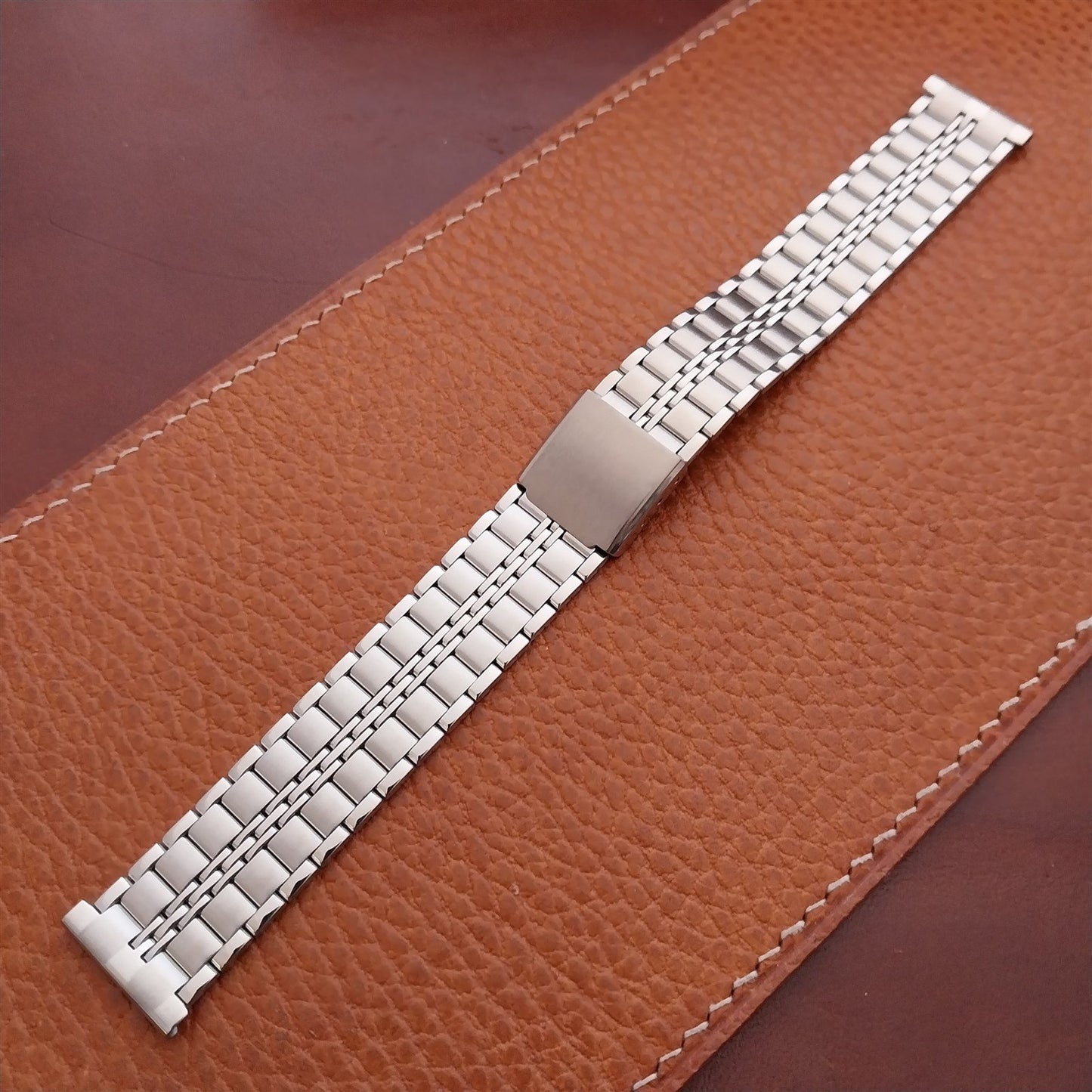18mm 17mm Speidel Hirsch Stainless Steel Unused nos Vintage Watch Band