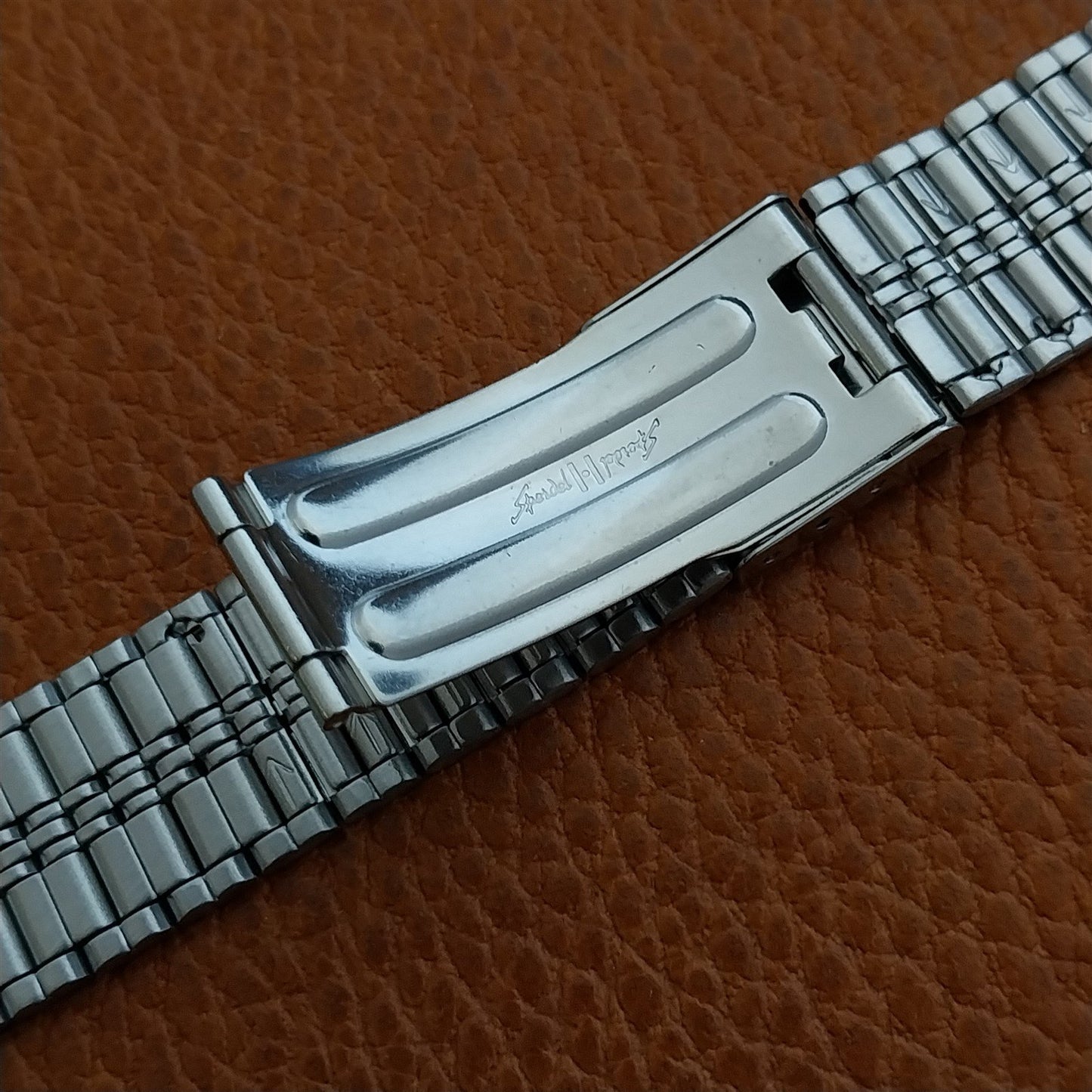 18mm 17mm Speidel Hirsch Stainless Steel Unused nos Vintage Watch Band