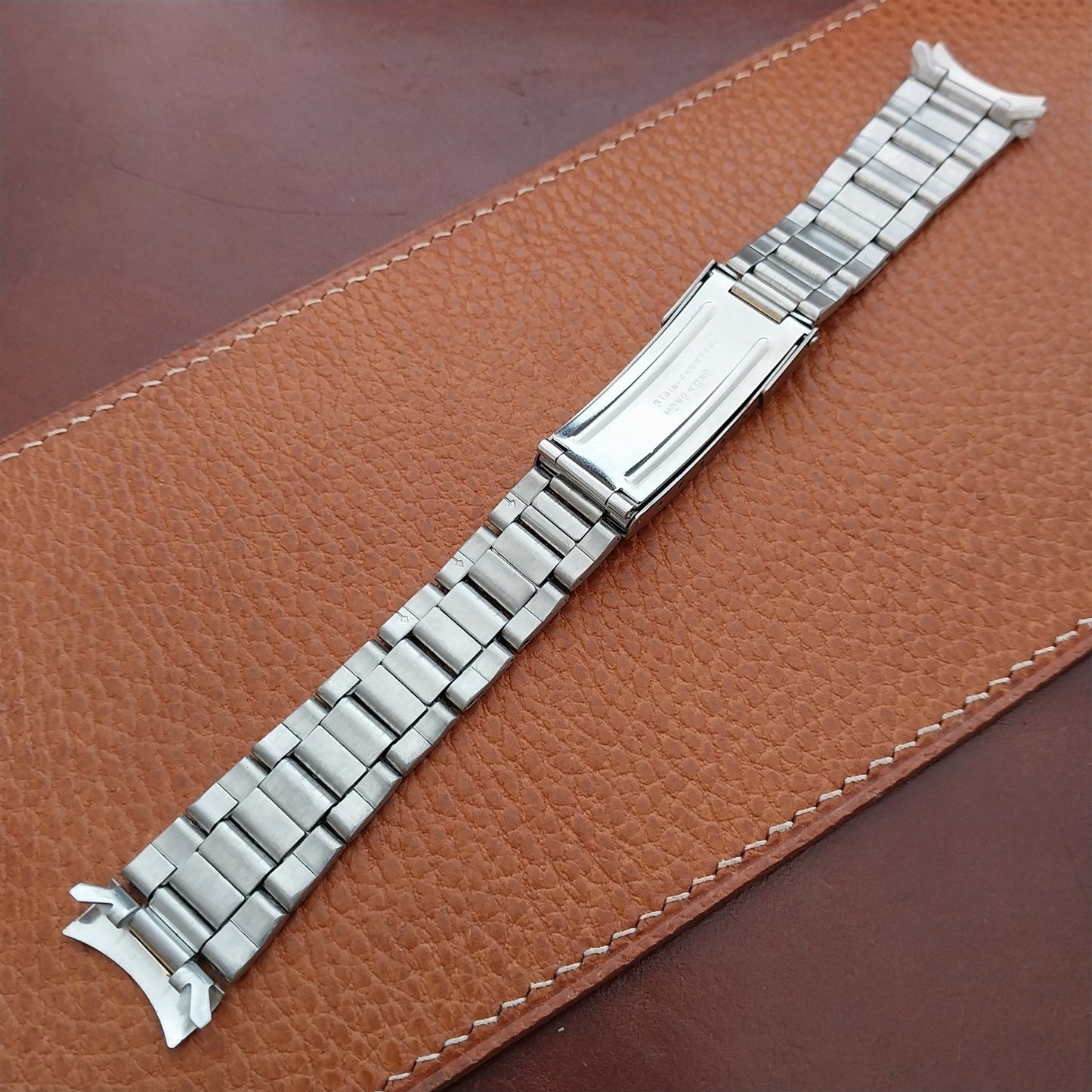20mm Speidel Stainless Steel & Gold Tone Oyster Watch Band