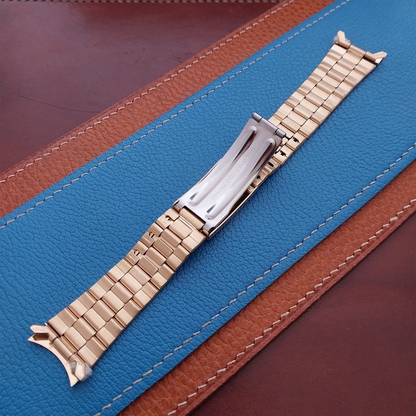 Vintage 20mm Gold-Tone Pulsar NOS Unused Watch Band