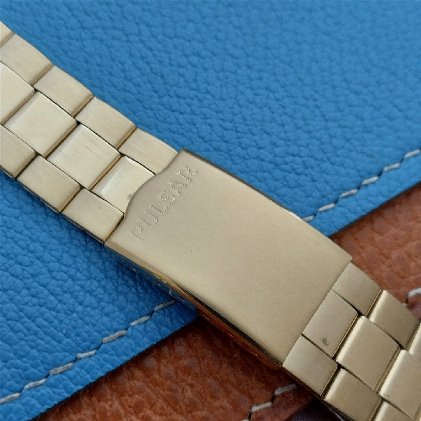 Vintage 20mm Gold-Tone Pulsar NOS Unused Watch Band