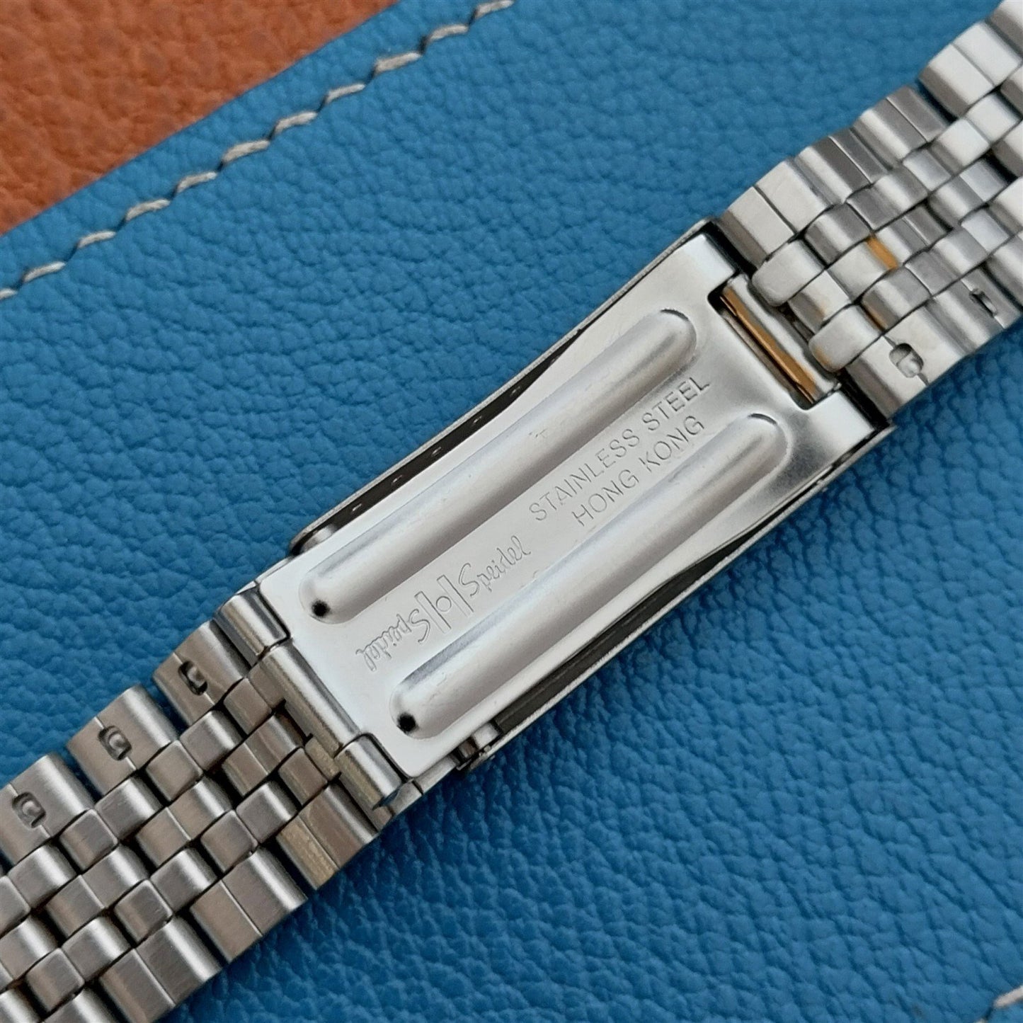 20mm Speidel Hirsch Stainless & Gold Tone Jubilee Unused Watch Band
