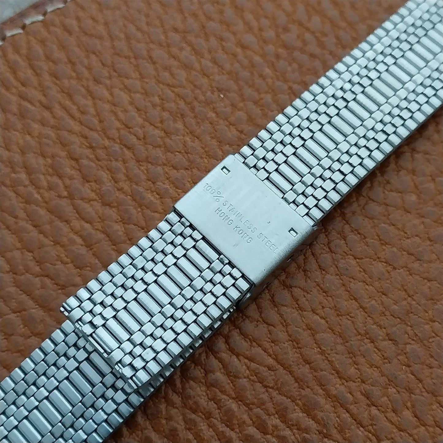 Vintage Special Fit 2-Piece Stainless Steel 18mm Unused Classic Watch Band