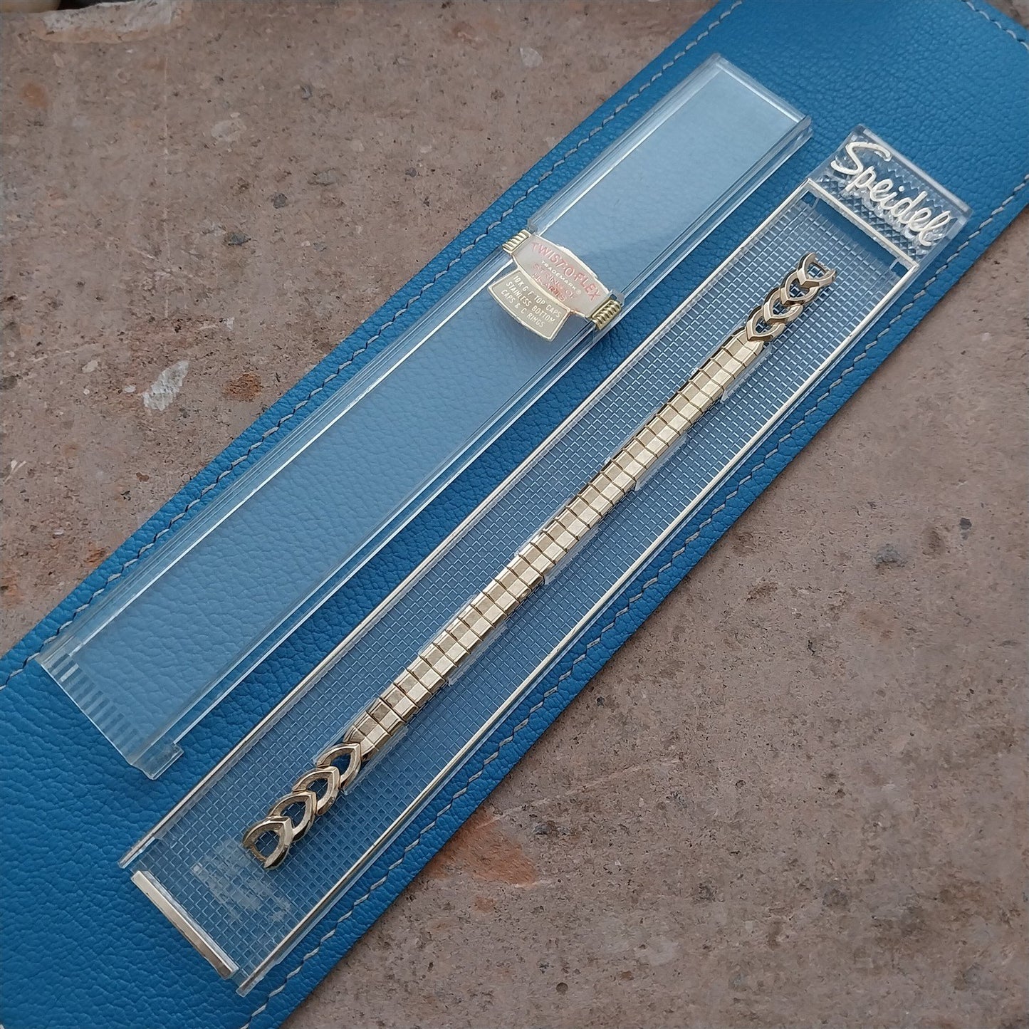 Ladies Yellow Gold-Filled Speidel String of Hearts Cocktail Watch Band