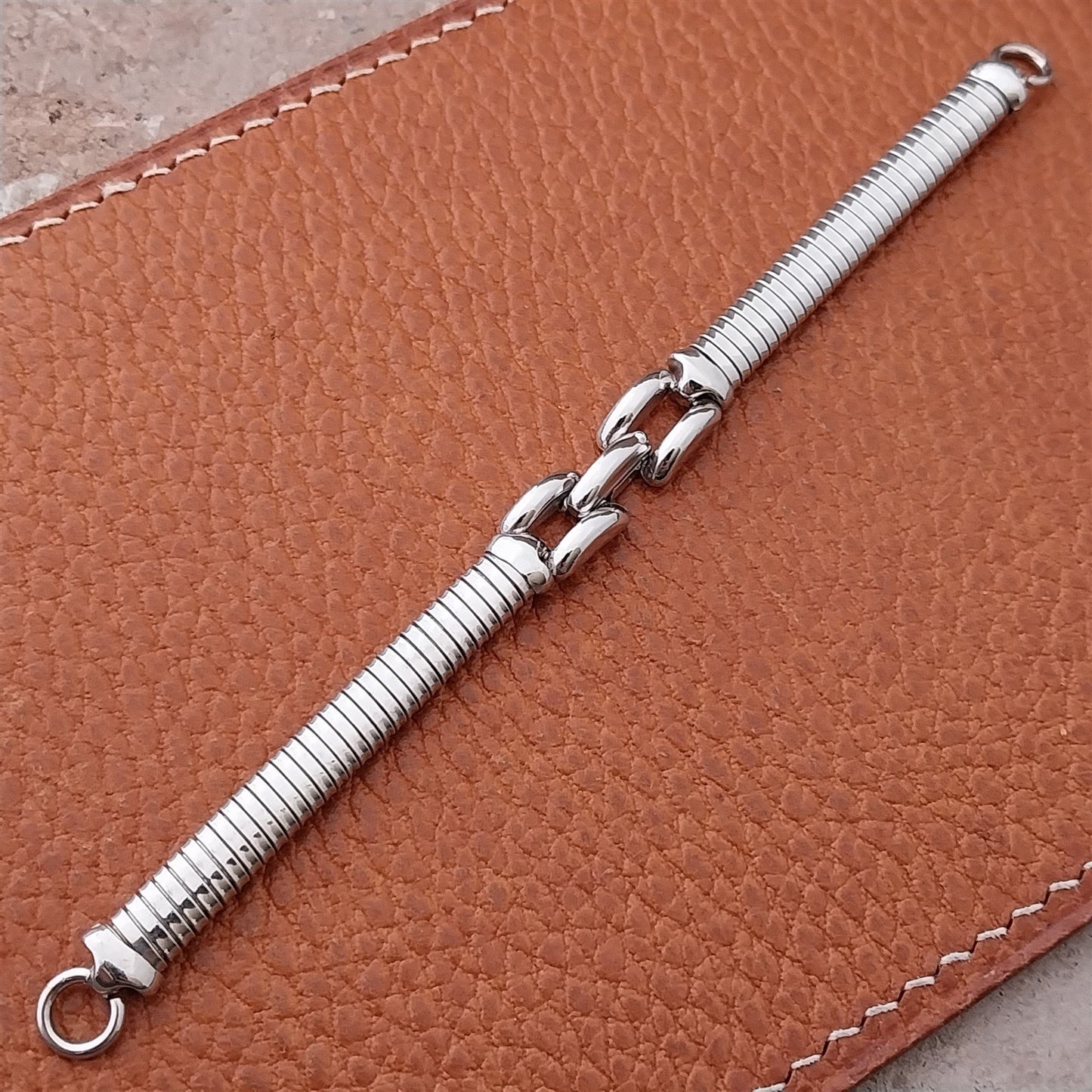 1950s Vintage White Gold-Fill Classique Ladies Cocktail Watch Bracelet