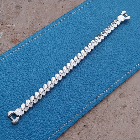Foster Ladies White Gold-Filled Unused 1950s Vintage Cocktail Watch Band