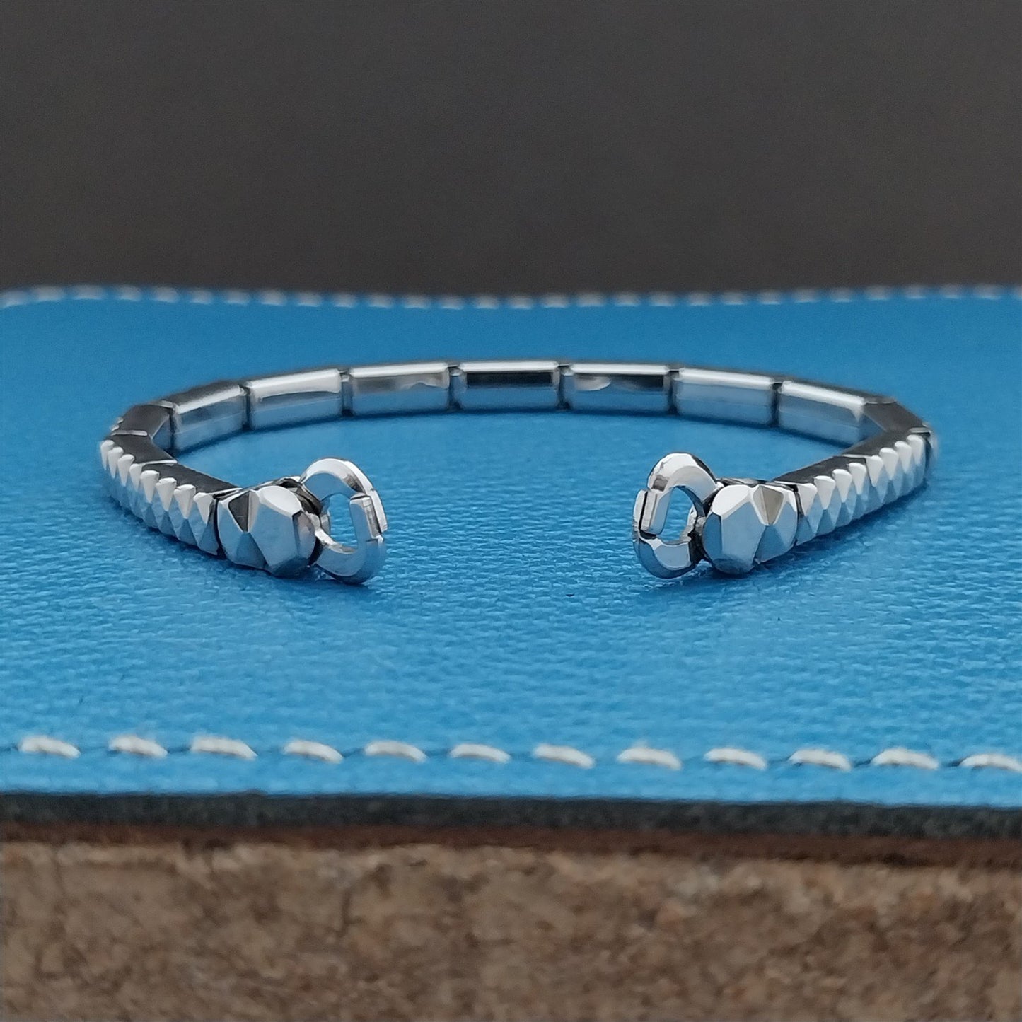 White Gold-Filled Ladies JB Champion Expansion 50s Vintage Cocktail Watch Band