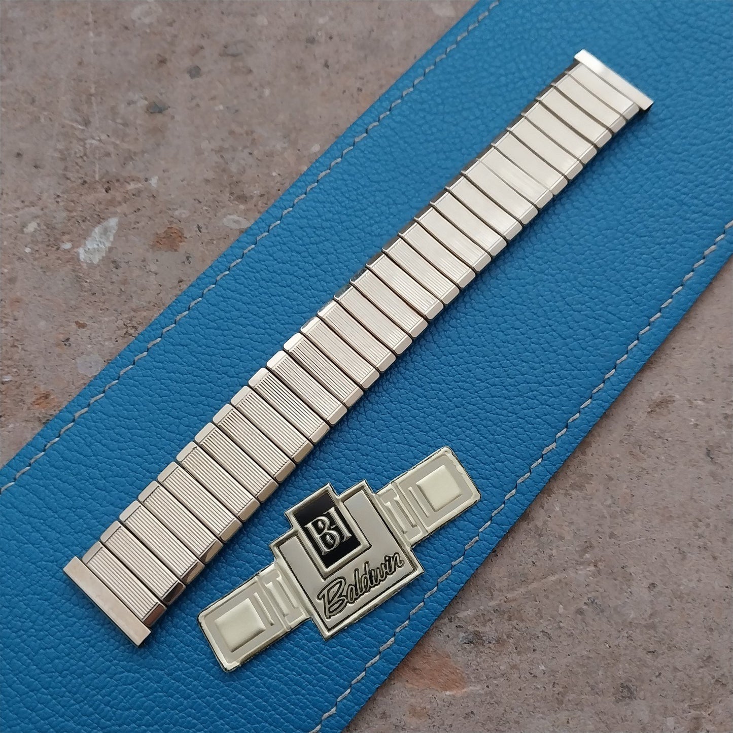 17mm 18mm 19mm Baldwin Gold-Filled Classic Stretch Vintage Watch Band