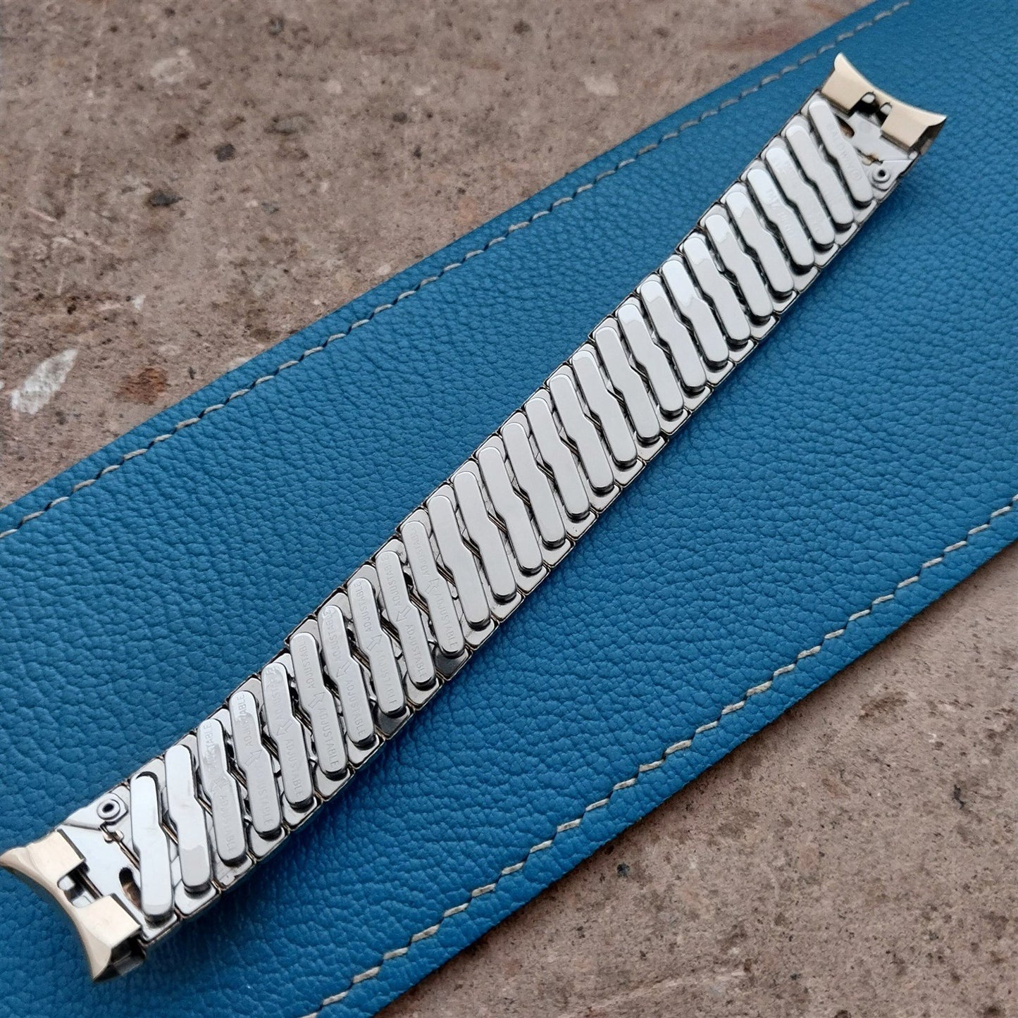 17.2mm 10k Gold-Filled Wide Baldwin USA nos 1960s Vintage Watch Band