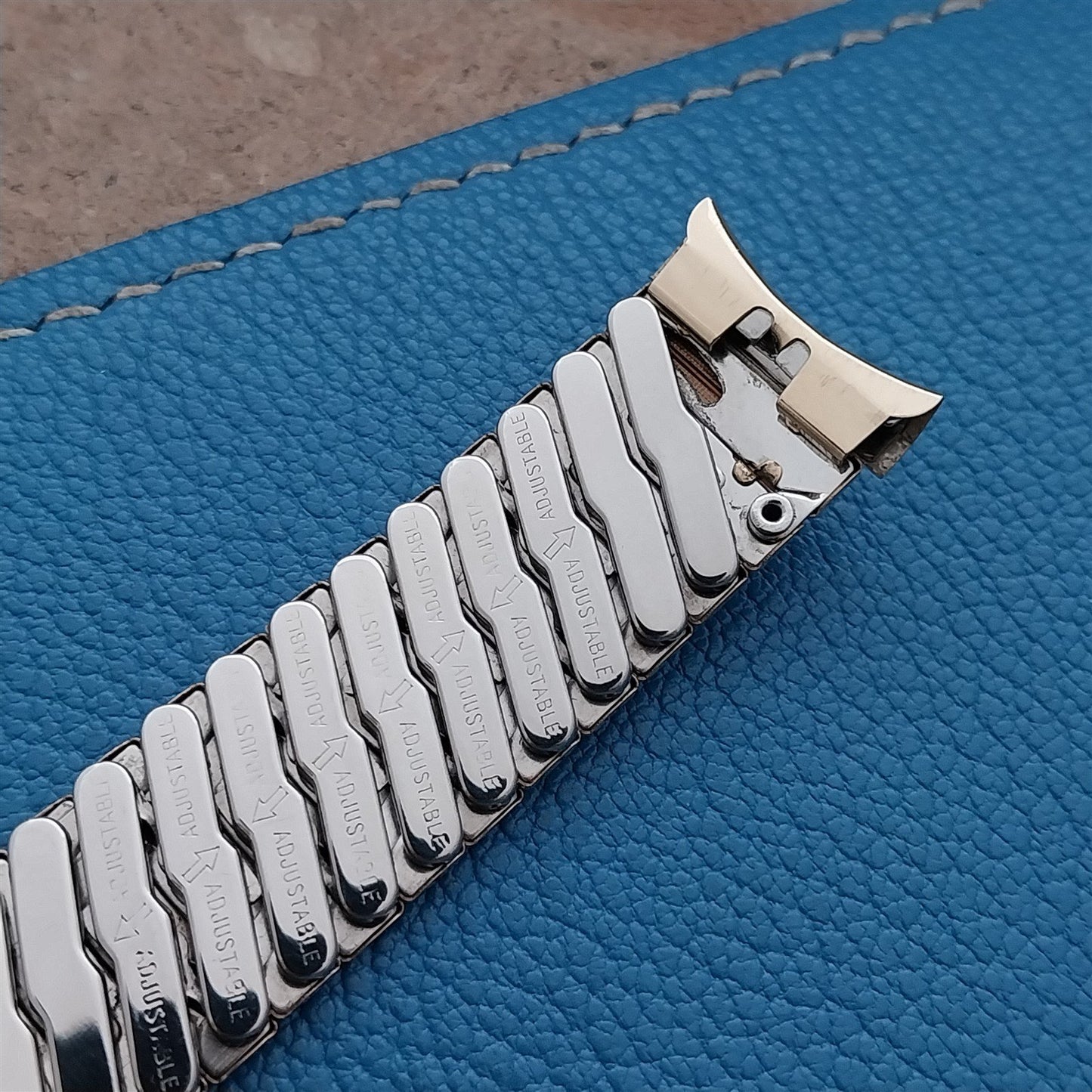 17.2mm Gold-Filled Baldwin Classic Stretch NOS Unused 1960s Vintage Watch Band