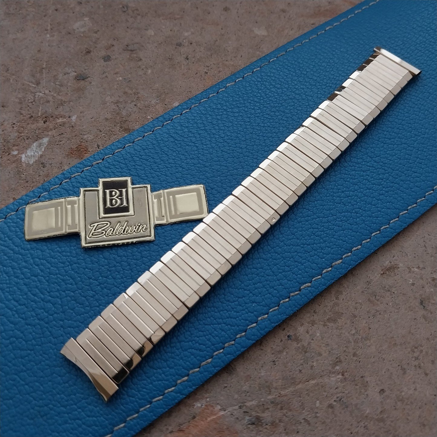 17.2mm Gold-Filled Baldwin Classic Stretch NOS Unused 1960s Vintage Watch Band