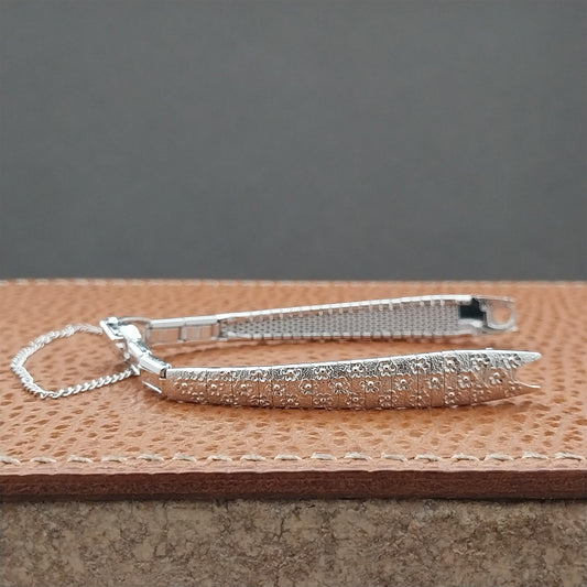 Vintage Ladies White Gold Filled Speidel 1960s Unused Cocktail Watch Band